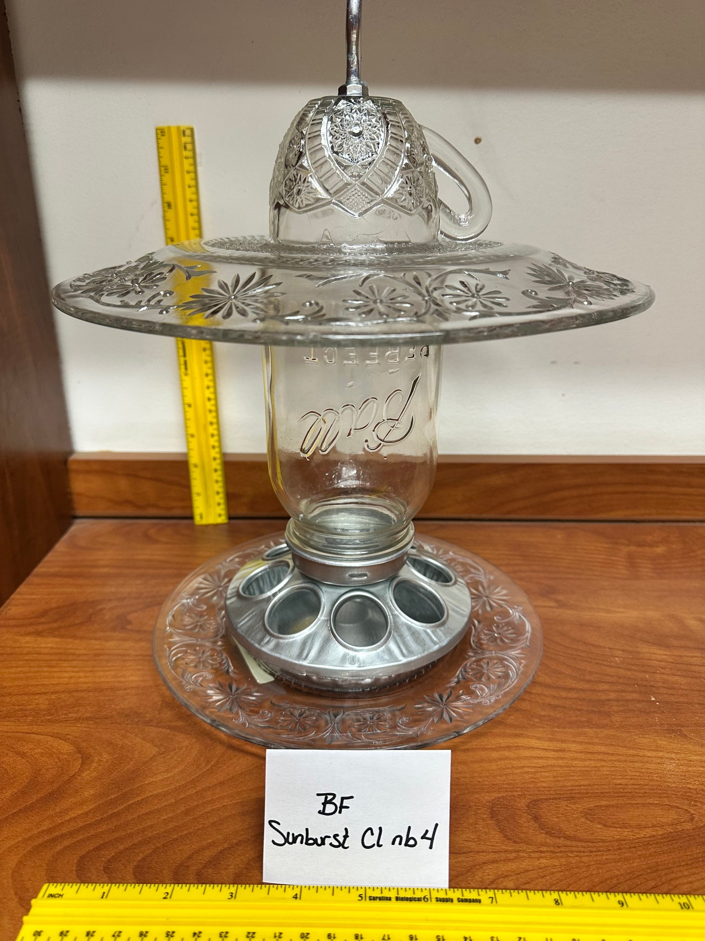 Birdfeeder Sunburst Cl w/o bottom 4