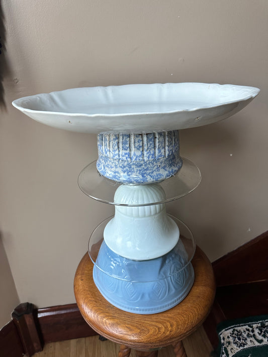 Birdbath Light Blue with Clear bottom 1