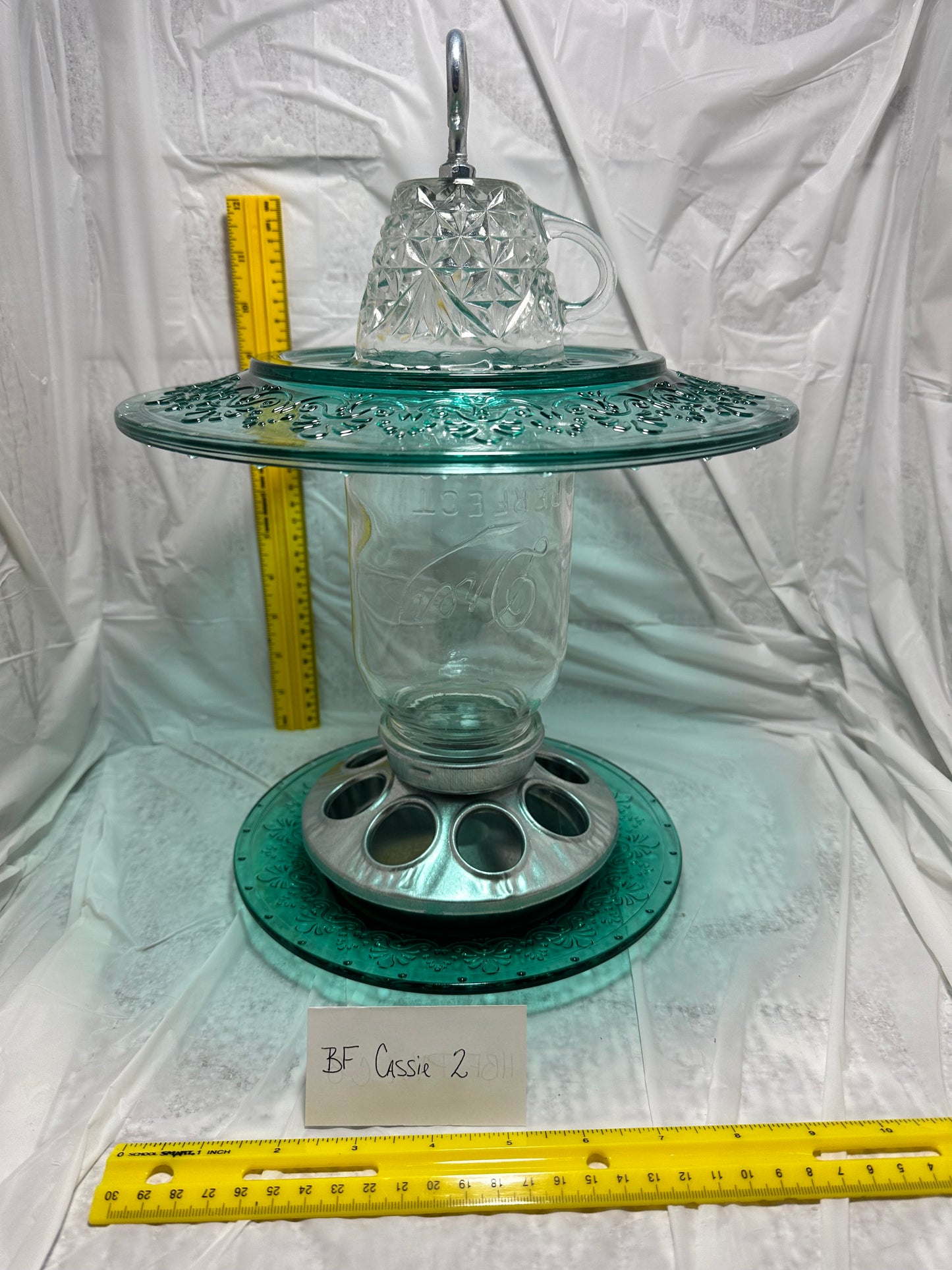 Birdfeeder Cassie Teal 2