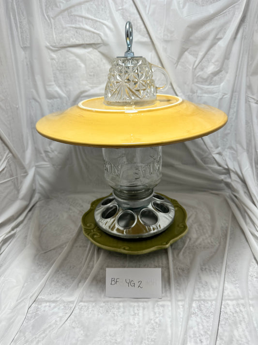 Birdfeeder Yellow & Green 2