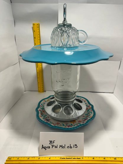 Birdfeeder Aqua PW  Mel w/out bottom 13 & 15 & 16
