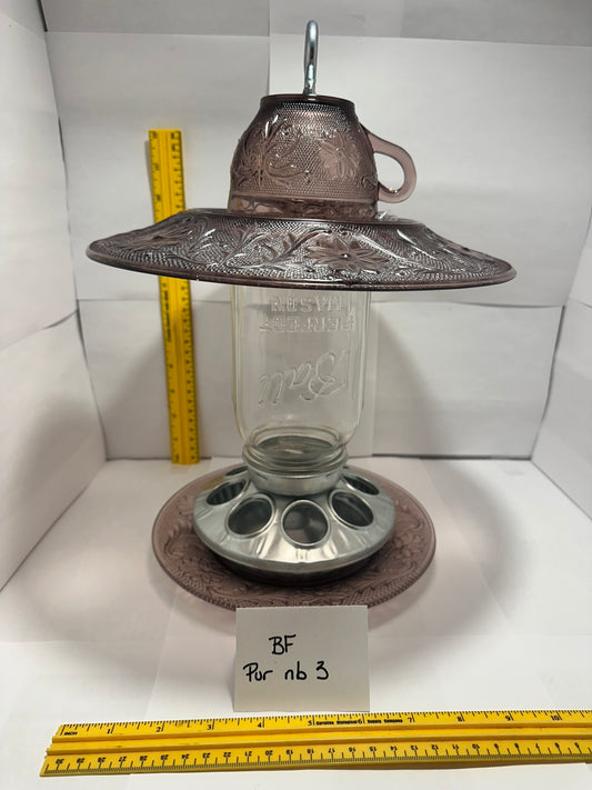 Birdfeeder Purple & Purple no bottom 3 & 4