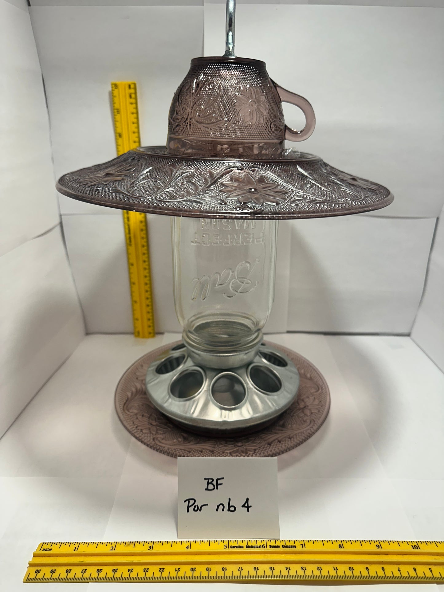 Birdfeeder Purple & Purple no bottom 3 & 4