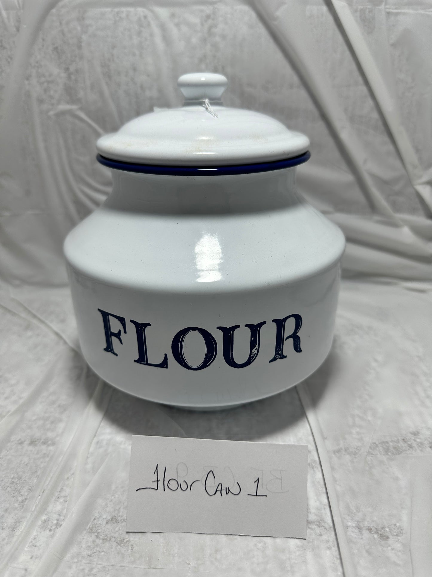 Flour Canister (in navy) 1