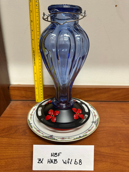 Hummingbird Feeder Blue HotAirBalloon w/clear bottom 8 & 9 & 10 & 11