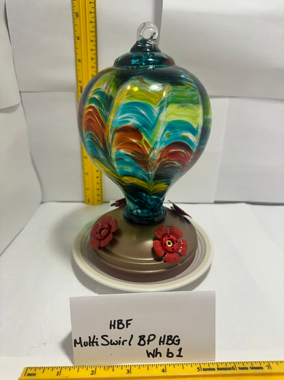 Hummingbird Feeder Multi Swirl BP HBG Wh Bottom 1 & 2
