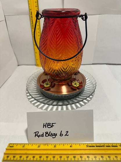 Hummingbird Feeder Red Blaze b 1 & 2