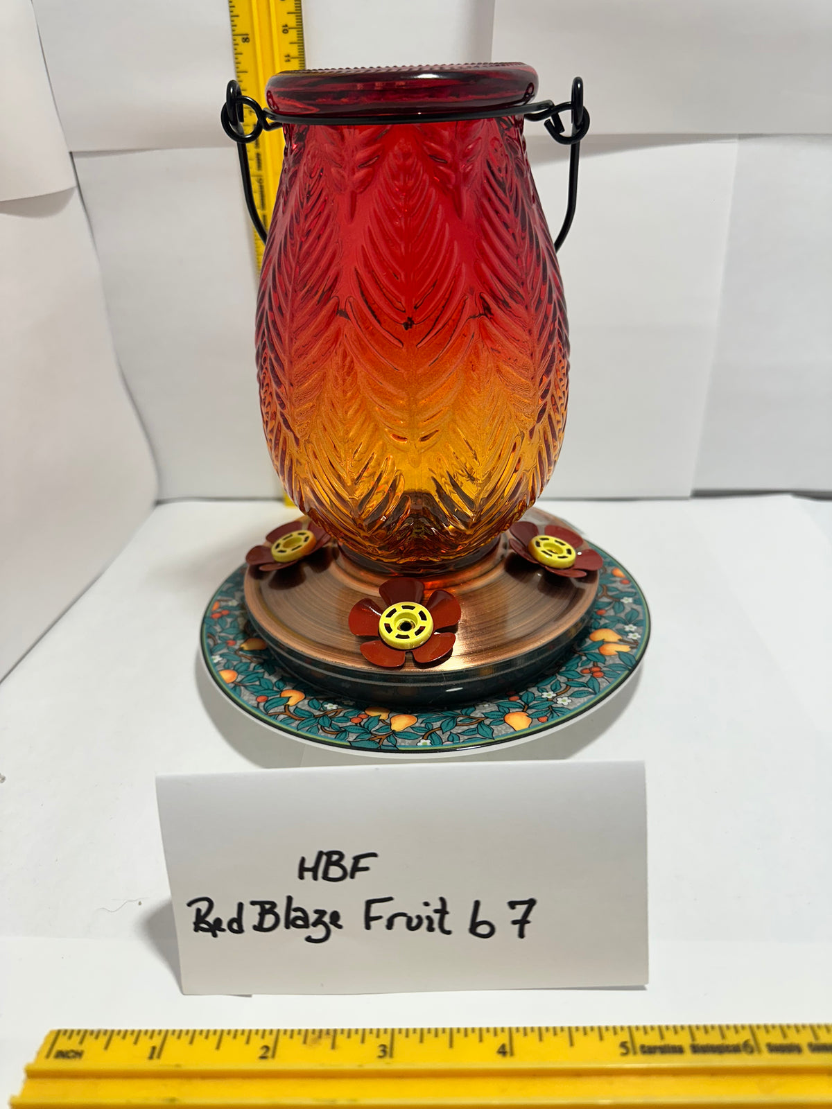 Hummingbird Feeder Red Blaze Fruit b 7 & 8