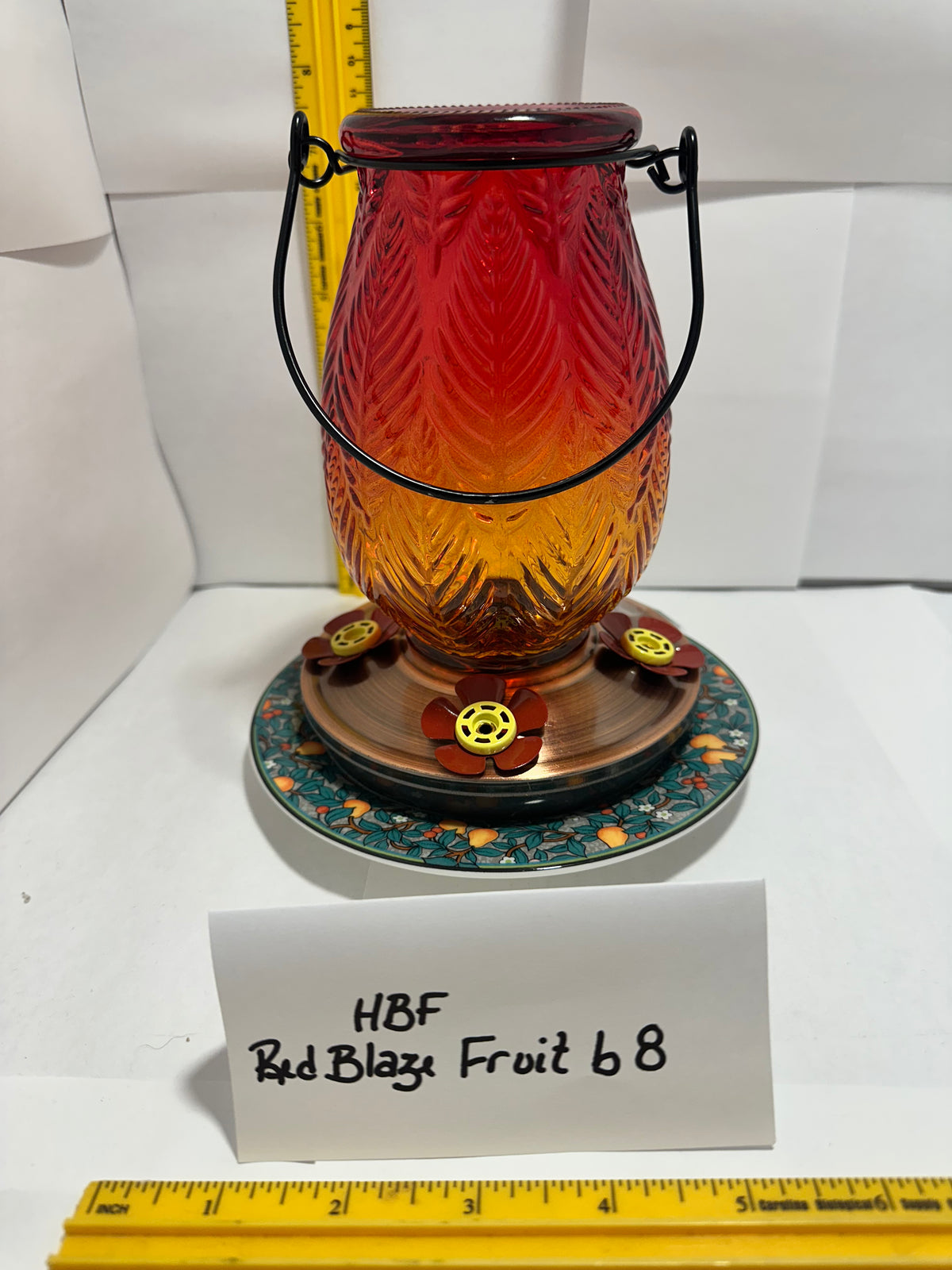 Hummingbird Feeder Red Blaze Fruit b 7 & 8