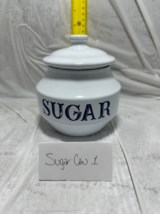 Sugar Canister (in navy) 1